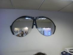 מראת קריסטל בדוגמאת משקפי שמש - א.כ מראות איכות