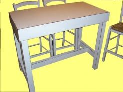 שולחן בר  פרובנס - אלון מערכות ריהוט