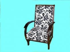 כורסא מעוצבת בדוגמאות פרחים - אלון מערכות ריהוט