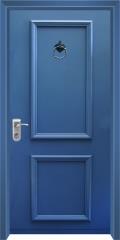 דלת כניסה כחולה מפלדה של לידור - לידור דלתות