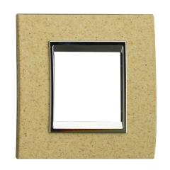 מסגרת למפסקים בגוון שיש חול - ניסקו NISKO 