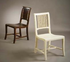כסא אוכל בעיצוב מעוגל - וסטו VASTU - גלריית רהיטים מעץ מלא 