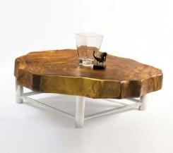 שולחן סלון מעץ - וסטו VASTU - גלריית רהיטים מעץ מלא 
