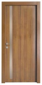 דלת למינטו פירנצה אגוז אורך טריו בגוון מתכתי - דלתות פנדור 