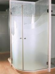 מקלחון עם דלת זכוכית - א.א. מראות