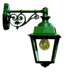 מנורת קיר ירוקה מעוטרת - לוגו תאורה