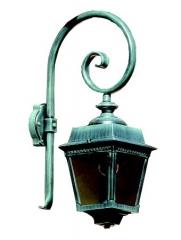מנורת קיר מעוטרת בצבע טורקיז - לוגו תאורה
