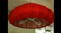 מנורת תליה אדומה - תיל און לייטינג