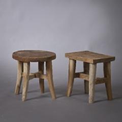 שרפרף קטן מעץ מלא - וסטו VASTU - גלריית רהיטים מעץ מלא 