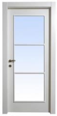 דלת למינטו גוונים לבן - 3 חלונות - דלתות פנדור 