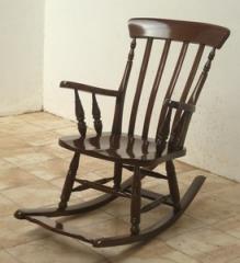 כסא נדנדה מעץ מלא - Treemium - חלומות בעץ מלא