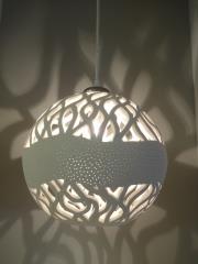 מנורת קרמיקה בעיצוב מהודר - ברק תאורה