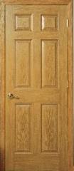 דלת פנים שישה פנלים בצבע אגוז - המרכז הארצי לדלתות
