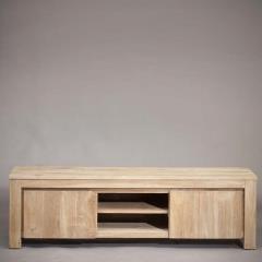 שולחן טלויזיה מולבן - וסטו VASTU - גלריית רהיטים מעץ מלא 