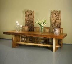 שולחן אוכל מלבני - וסטו VASTU - גלריית רהיטים מעץ מלא 
