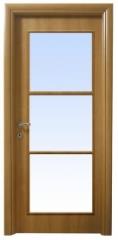 דלת למינטו עגול טנגניקה עם 3 חלונות - דלתות פנדור 