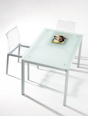 שולחן עם משטח זכוכית - נטורה רהיטי יוקרה