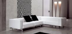 ספה פינתית לבנה - נטורה רהיטי יוקרה