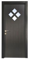 דלת פנים למינטו שחורה 4 מעויינים - דלתות פנדור 