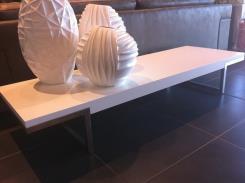 שולחן לבן לסלון - רהיטי מור