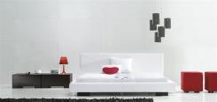 מיטה זוגית לבנה - נטורה רהיטי יוקרה