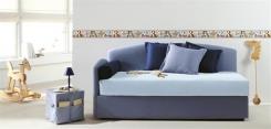 מיטת יחיד כחולה - נטורה רהיטי יוקרה