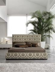מיטה זוגית בגווני חום - נטורה רהיטי יוקרה