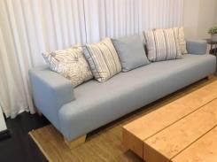 ספה אפורה תלת מושבית - רהיטי מור