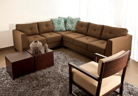 ספה פינתית חומה - סימפלי ווד רהיטים