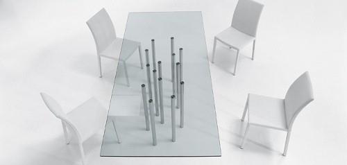 שולחן זכוכית לפינת אוכל - נטורה רהיטי יוקרה