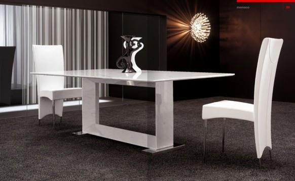 שולחן לבן - זהבי גלרייה לעיצוב