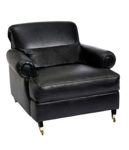 כורסא שחורה - זהבי גלרייה לעיצוב