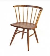 כסא מעץ מלא ללא ידיות - Items Gallery