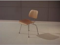 כסא עץ עם רגלי מתכת - Items Gallery