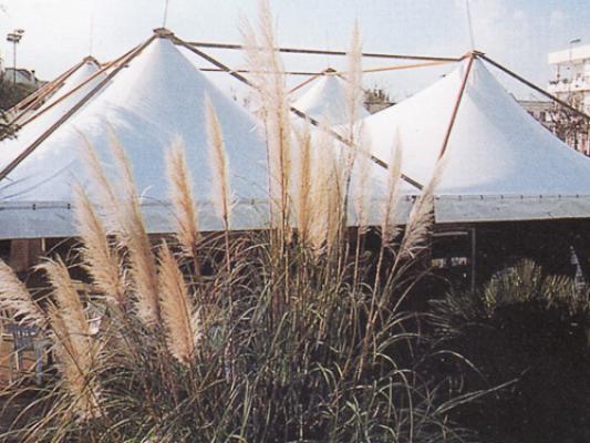 אוהל פגודה משולש - סולריס - סוככים Solaris