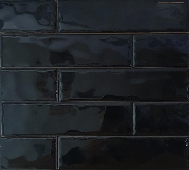 קרמיקה ענתיקה שחור מבריק דגם 50289 - חלמיש 