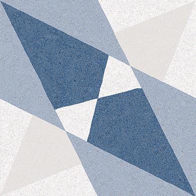 פורצלן גאומטרי כחול תכלת דגם 33114 - חלמיש 