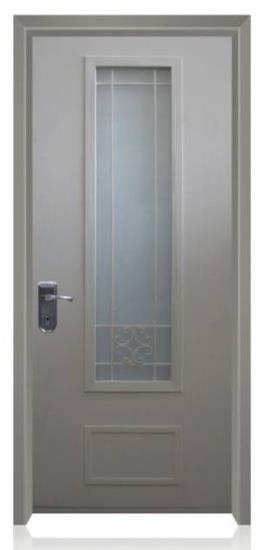 דלת פלדה עם חלון ארוך - לידור דלתות