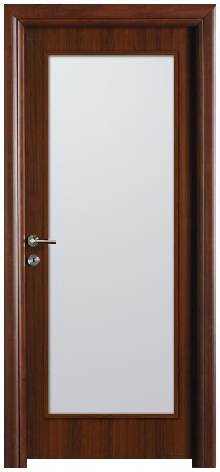 דלת פנים עם צוהר גדול - דלתות חמדיה 