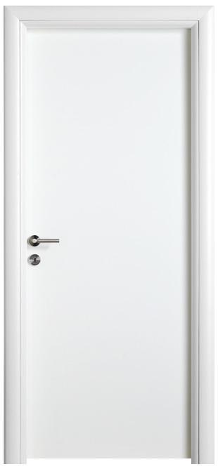 דלת לבנה חלקה - דלתות חמדיה 