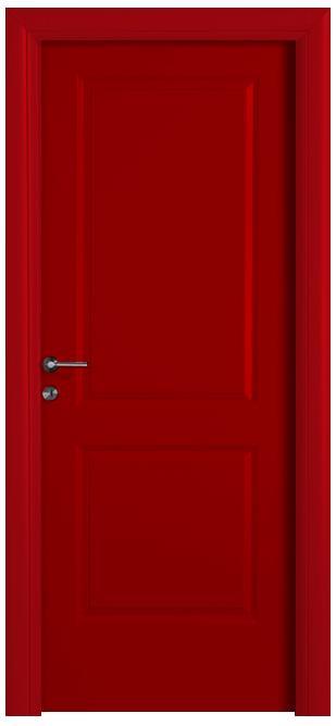 דלת אדומה אלגנטית - דלתות חמדיה 