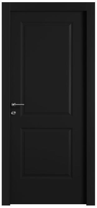 דלת אלגנטית שחורה - דלתות חמדיה 