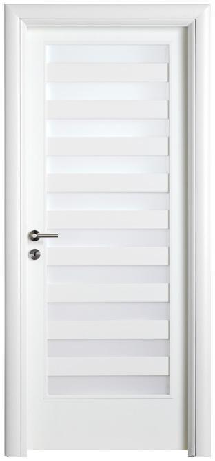 דלת לבנה 10 צוהרים - דלתות חמדיה 