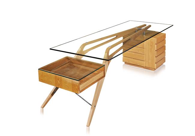 שולחן כתיבה מעץ מלא - היבואנים