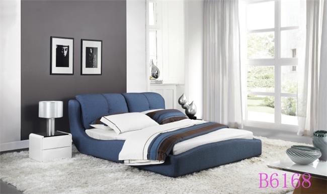 מיטה זוגית כחולה יוקרתית - היבואנים
