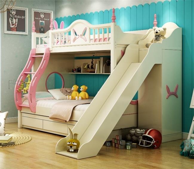 מיטת קומותיים דגם 9019 pink - היבואנים