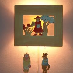 מנורת ילדים 17 בצורת כיפה אדומה - סטודיו דבורה
