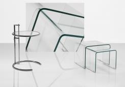 שולחן זכוכית לסלון - DUPEN (דופן)
