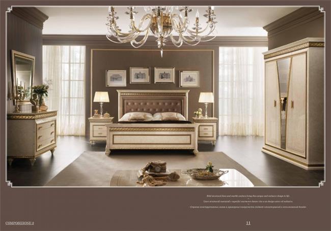 חדר שינה מרשים ומלכותי - רהיטי מוביליה
