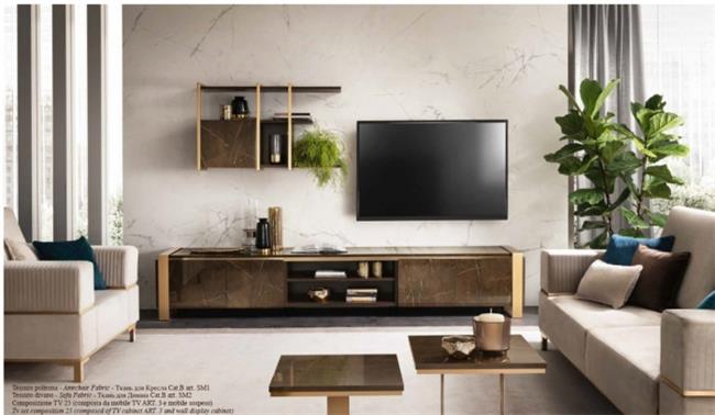 מערכת ישיבה מודרנית essenza tv - רהיטי מוביליה